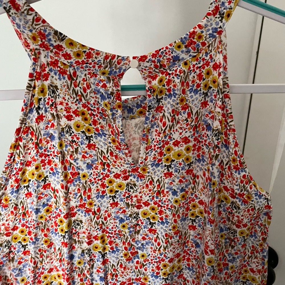 NWOT LOFT Floral Halter Dress - Picture 5 of 5